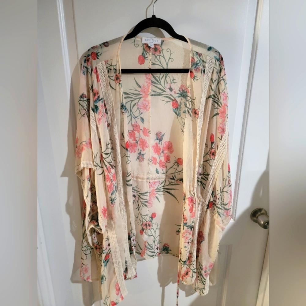 Floral Sheer Cover Up